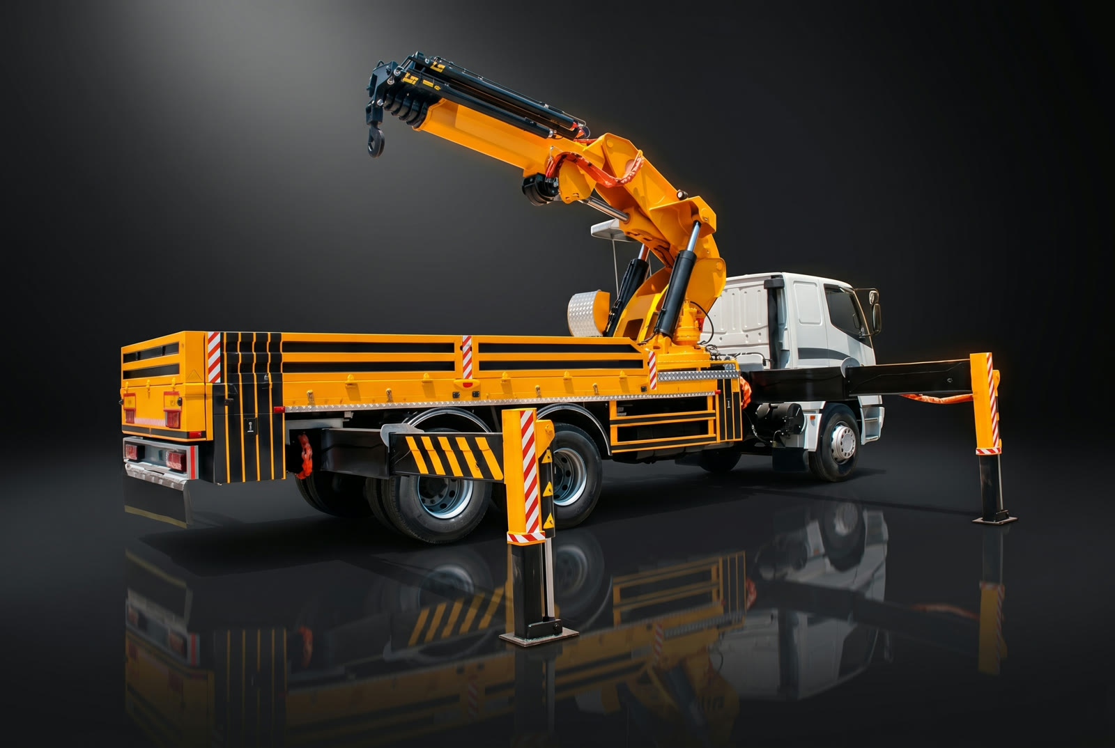 AT-25-27 hydraulic knuckle boom crane