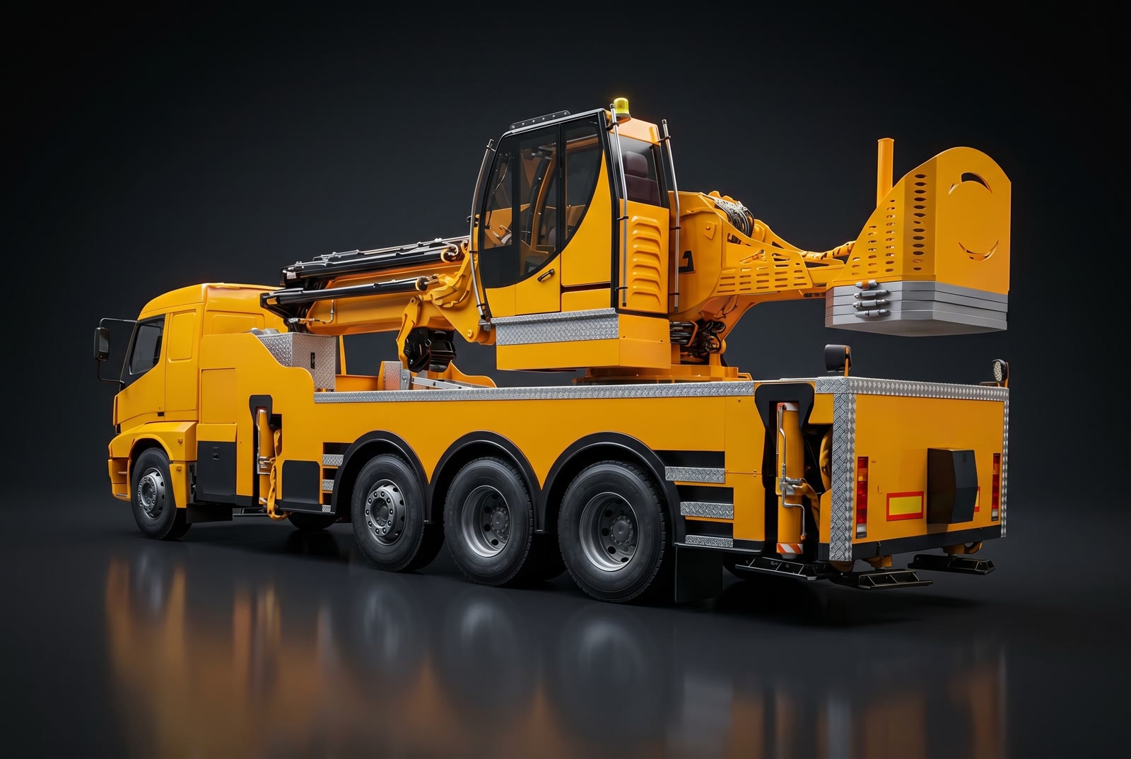 AT-45 hydraulic knuckle boom crane