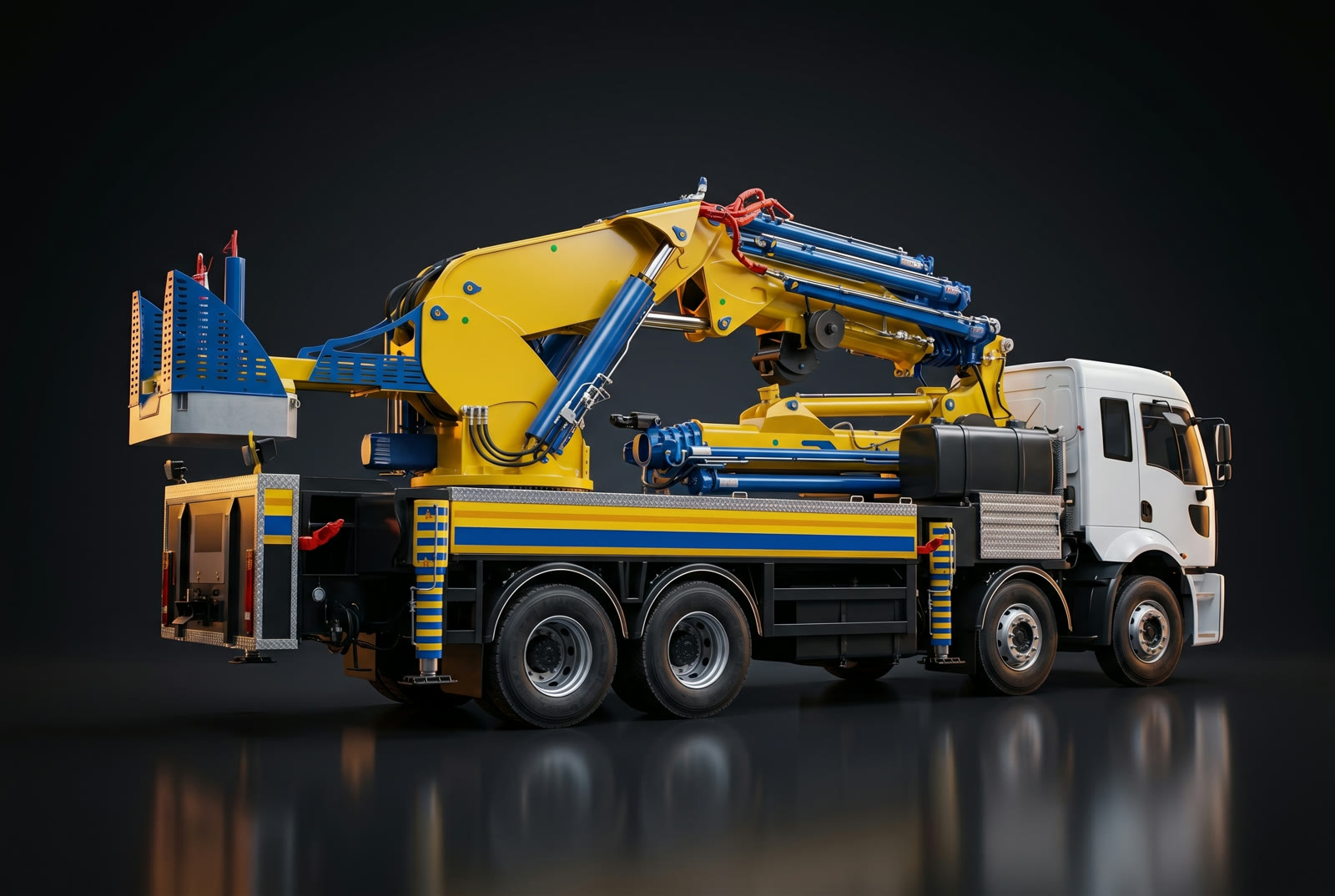AT-55 hydraulic knuckle boom crane