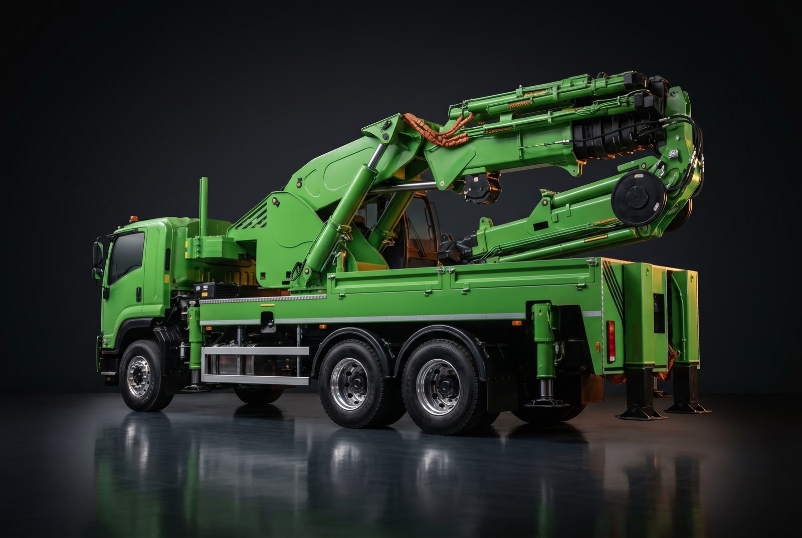 AT-75 hydraulic knuckle boom crane